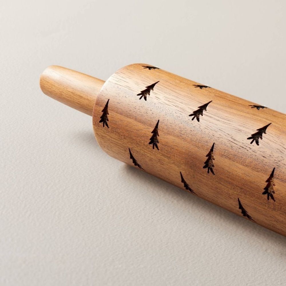 Hearth & Hand Christmas Tree Rolling Pin - Picture 3 of 7
